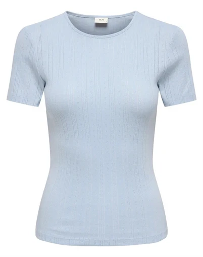 JDY - JDYSalsa Mia Life O-Neck Top - Cashmere Blue